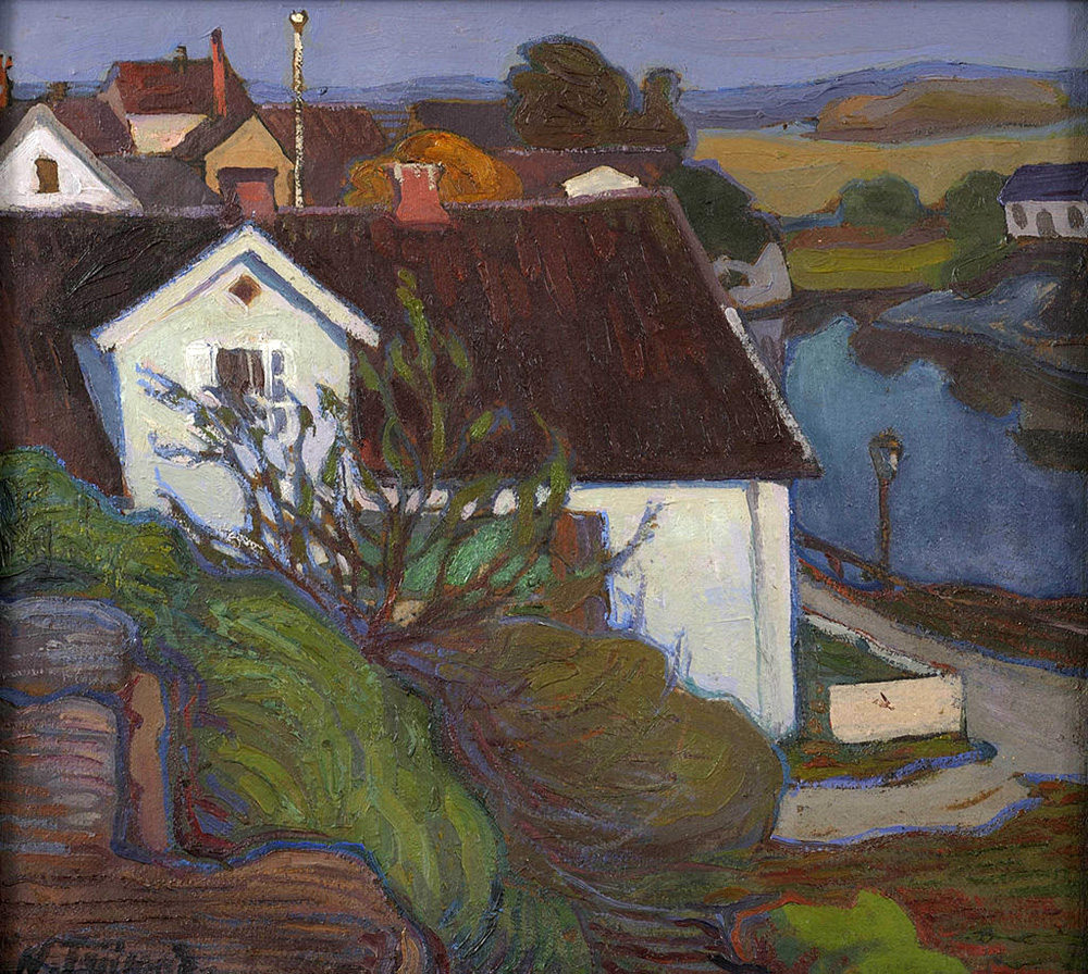view of a small town